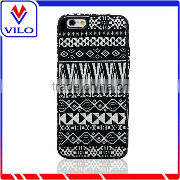 Canvas Mobile Phone Hard Case for IPhone 6 Cases 2015 New Arrival photo-3