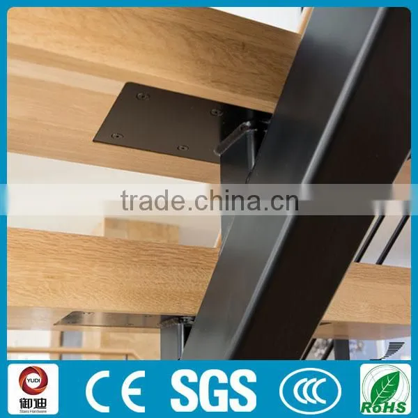 Customized Modern Indoor House Steel Wood Staircase Design photo-3