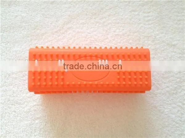 2015 New Develop New Arrival Silicone With PP Pet Hair Removel Brush Dog Grooming Comb Massage photo-3