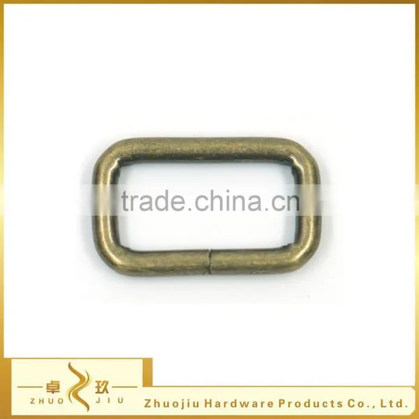 Cheap 1" Wire Silver Rectangle Buckle Ring photo-2