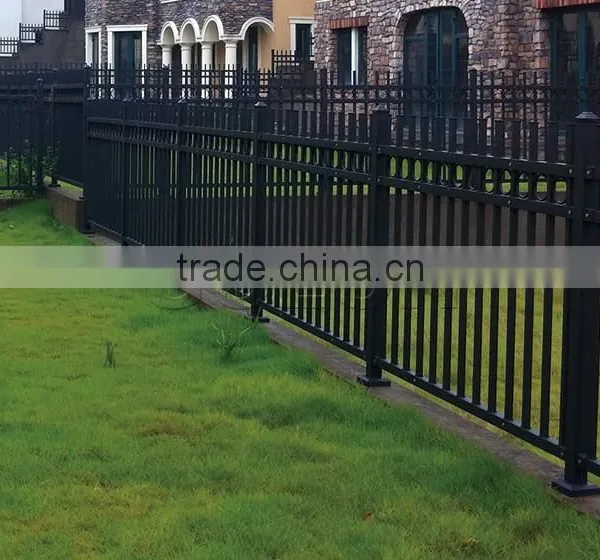 Factory Supply Powded Coated Wrought Iron Decorative Garden Fence photo-2