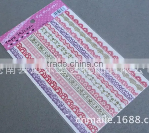 High Quality Les Decoration Self-adhesive Lace Sticker photo-4