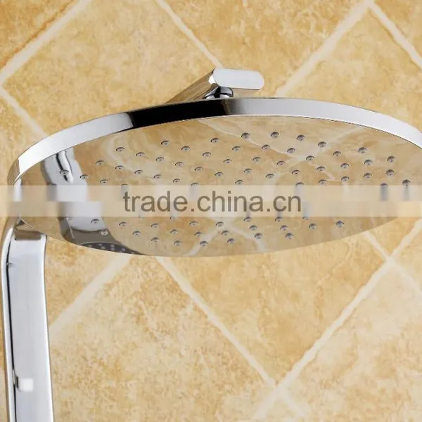 Brass Square Hard Tube Shower Mixer Set/wall Mounted Bath Shower Faucet photo-4