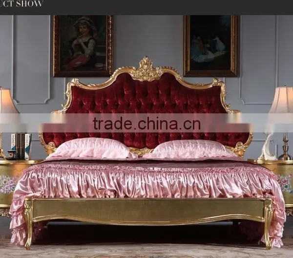 Luxury Classic Bedroom Furniture -leaf Filding Bed Quality Choice photo-2
