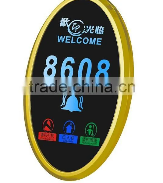 hotel room control system.LED sign door plate