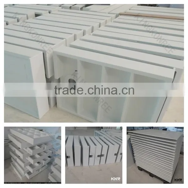 Artificial Stone Solid Surface Shower Base, Shower Tray photo-6
