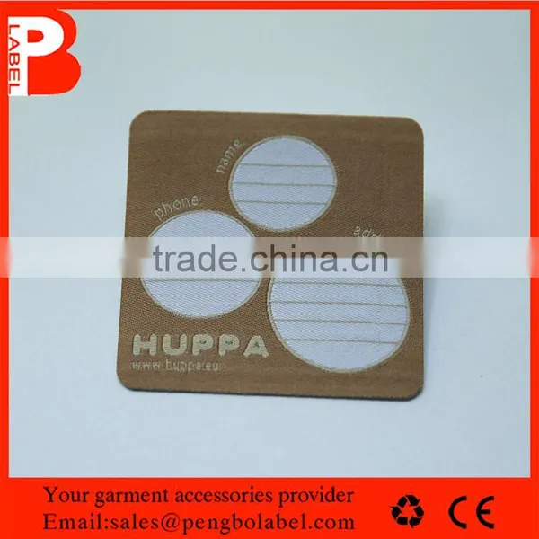 ECO-Friendly Garment Damask Woven Labels Made in China photo-6