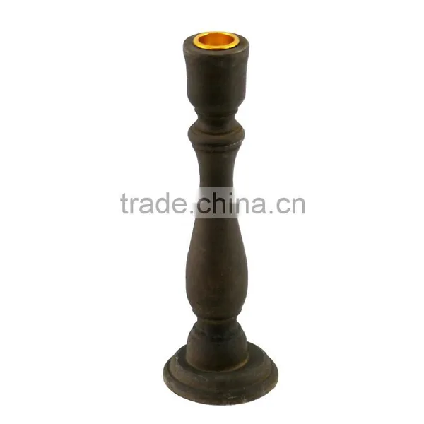 2015 Best Selling Items Wooden Candle Holder for Home Decoration , Cheap Wooden Carved Candle Holder for Wedding photo-2