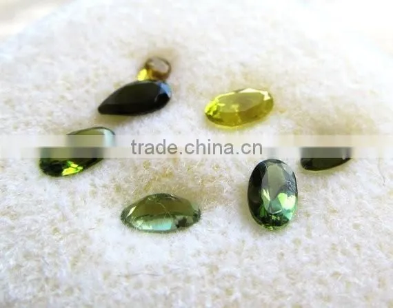 Green Tourmaline Gemstone Collection, Loose Cut Gemstone photo-2