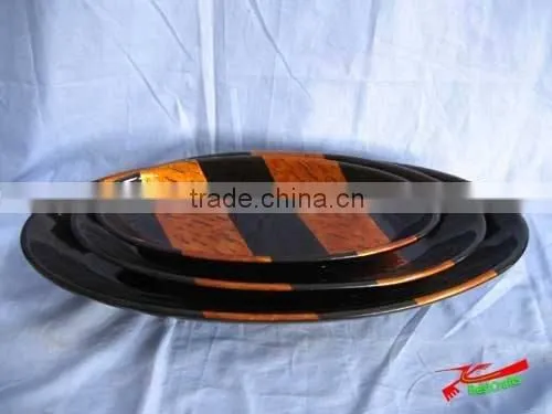 Sell Set Of Lacquer Oval Trays