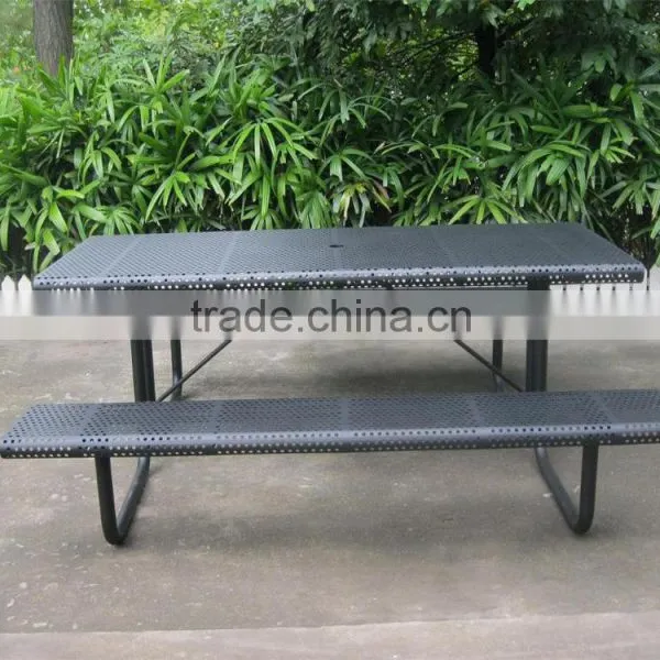 Outdoor Table With Umbrella Hole Outdoor Pinic Table photo-2