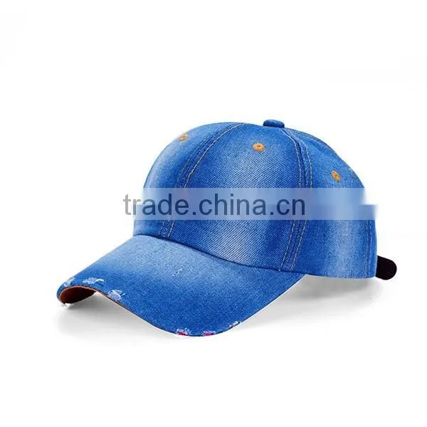 Fashion Design Cheap Denim Baseball Caps photo-4