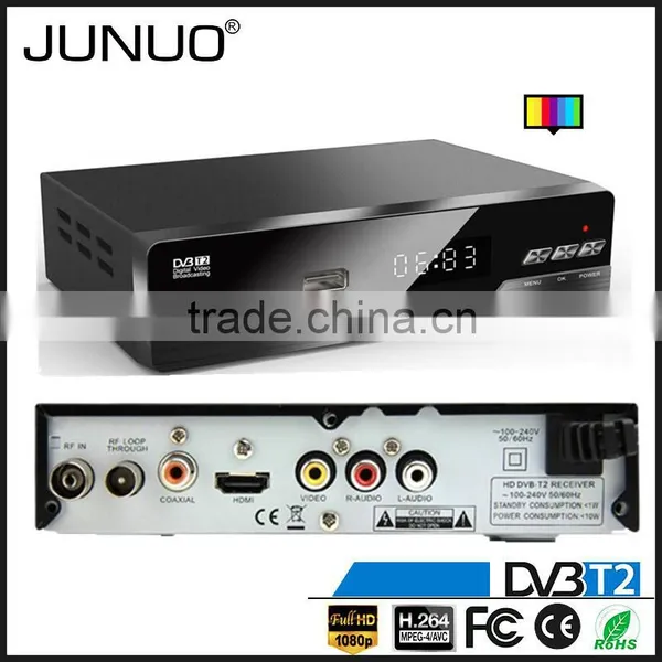 JUNUO China Manufacture OEM Cheap Free to Air tv Tuner hd Mpeg4 Mstar 7t01 Indonesia tv Decoder Set Top Box Dvb-t2 photo-5