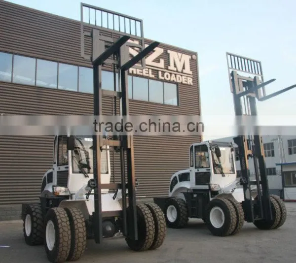 All Rough Terrain Forklift With 6 Tons Rated Loader Terrain Forklift photo-6