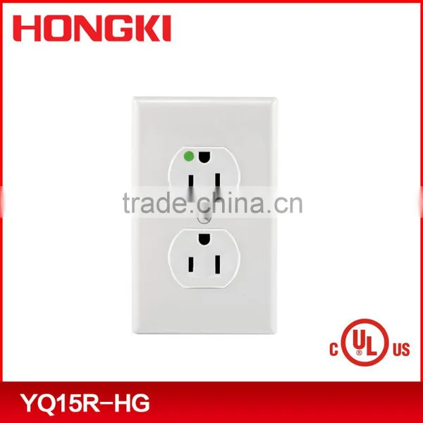 UL CUL Nema 5-15R Hospital Grade Electrical Lighting Duplex Wall Receptacle
