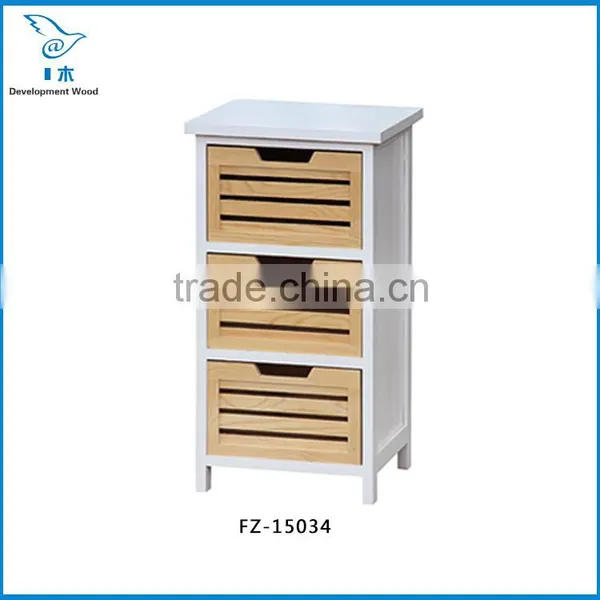 Paulownia Solid Wood Stair Furniture Bedside Cabinet photo-2