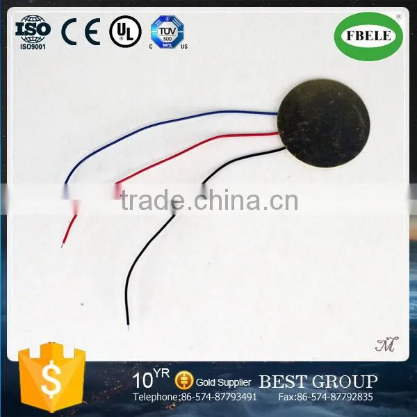 FT-35T-2.5B1W100 Silver 35mm Piezo Ceramic Element With Wire (FBELE) photo-2