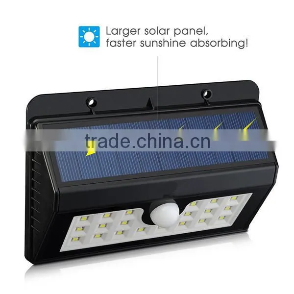 High Power Home Use Solar Led Outdoor Wall Light photo-4
