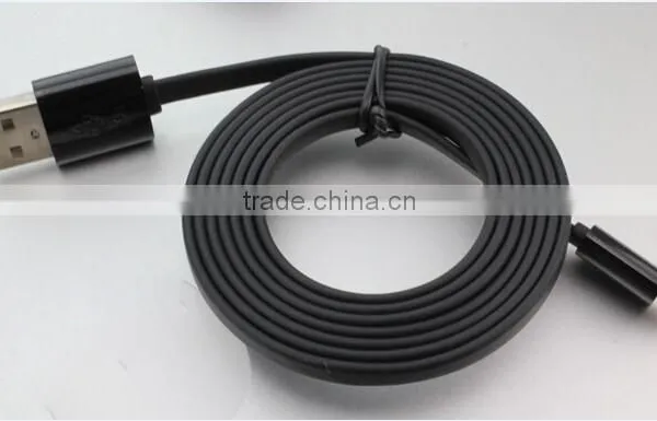 Wider Cable 1m White Ultra Flat 5 Pin Micro USB Cable For Samsung Galaxy s4 photo-2
