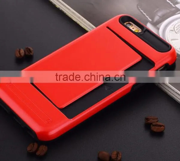 2016 New Design High Quality With Card Holder Function Phone Back Case, For Samsung Galaxy S6 Case photo-6