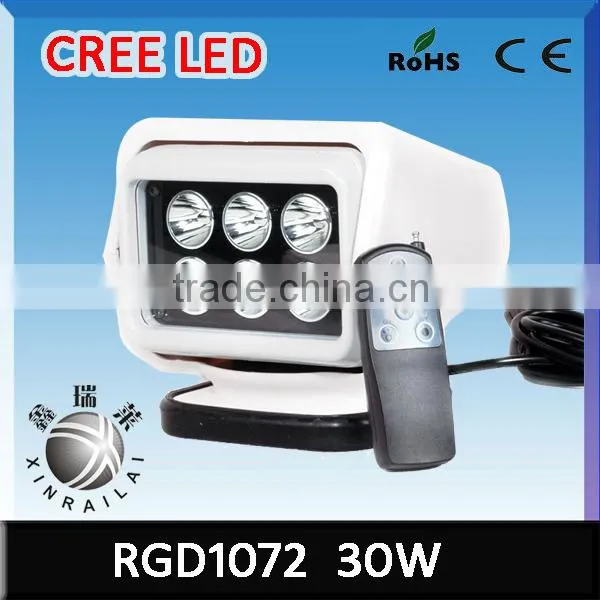 30W Remote Control Searchlight RGD1072 Led Remote Controller Work Lights