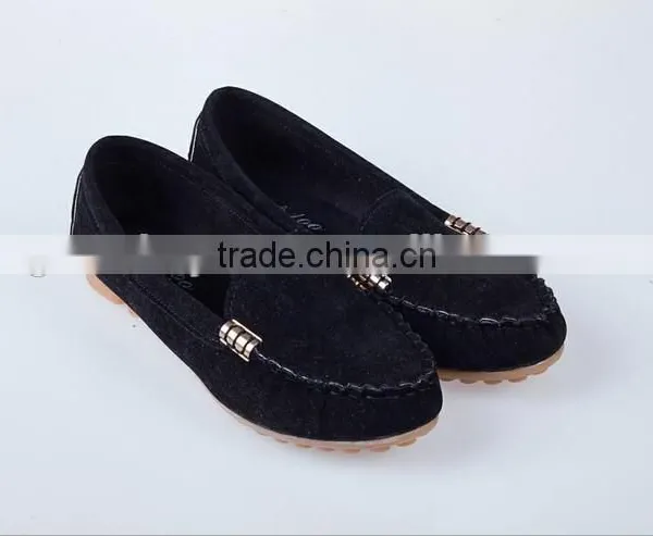2015 Spring&Autumn Casual Women Flat Shoes Metal Buckle Shoes Stylish Leisure Solid Color Synthetic Pu Free Shipping Shoes photo-2