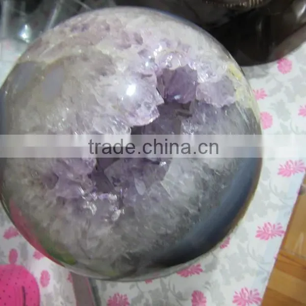 2015 Hot Sales Natural Amethyst Crystal Laughing Balls photo-5