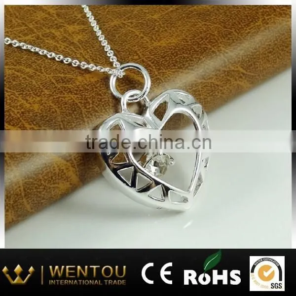 Heart Shape 925 Sterling Silver Jewelry Wholesale