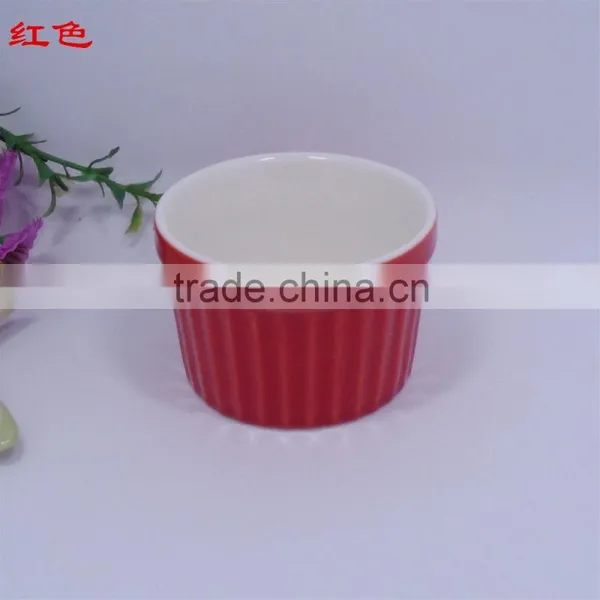 Cheap Colorful Mini Cearmic Baking Cup photo-5