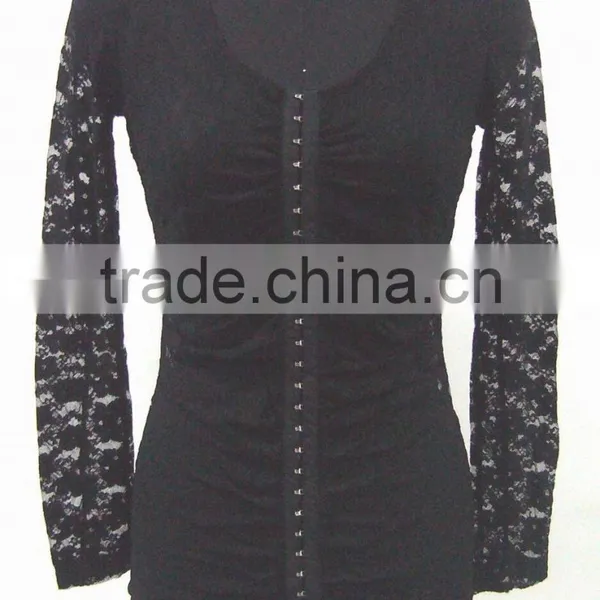 Ladies' Lace Translucent Top