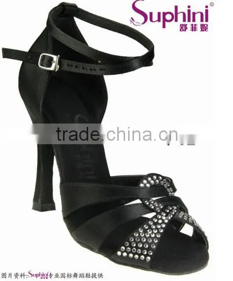 Suphini 10cm Latin Dance Shoes Lady Size 34-42 Dance Shoes photo-2