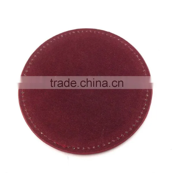 Round Leather Coaster Wholesale photo-4