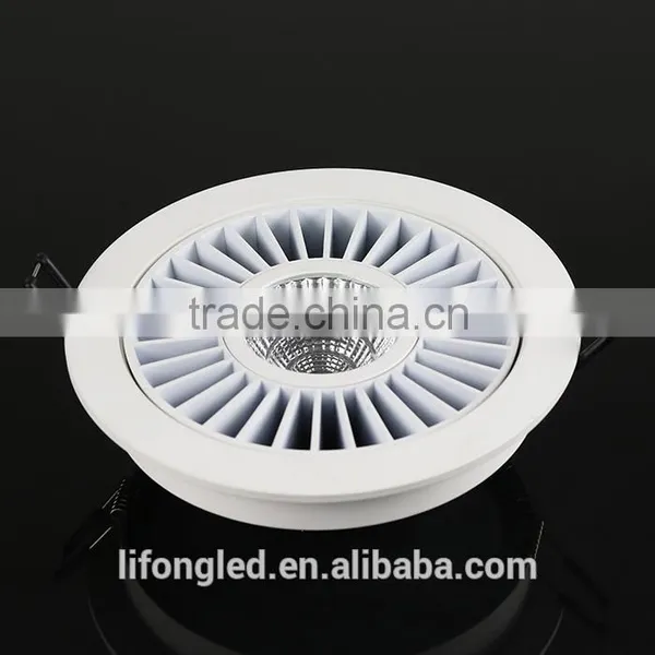 Dimmable LED COB Downlight 7w 12w 15w Gimbal Downlights photo-4