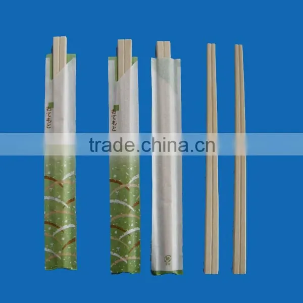 Disposable Birch Chopsticks With Paper Wrapped photo-5