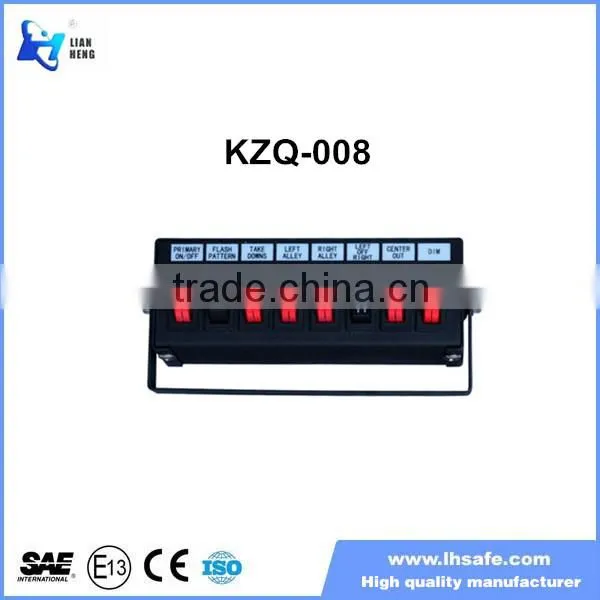 Led Warning Lights Bar Switch Box KZQ-008,controller Box of Warning Light Bar