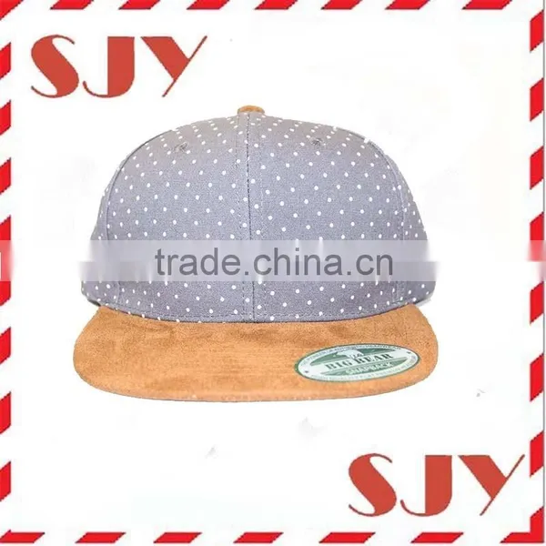 Wholesale New Arrival Suede Flat Brim Blank Snapback Hat photo-6