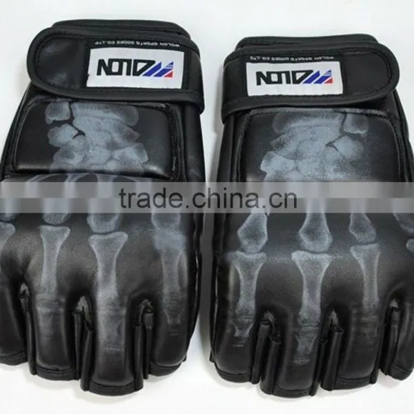 MMA Boxing Gloves / Extension Wrist Leather / MMA Half Fighting Boxing Gloves/Competition Training Gloves photo-4