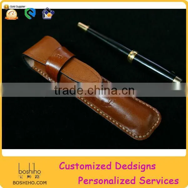 Single Leather Pen Case Wholesale