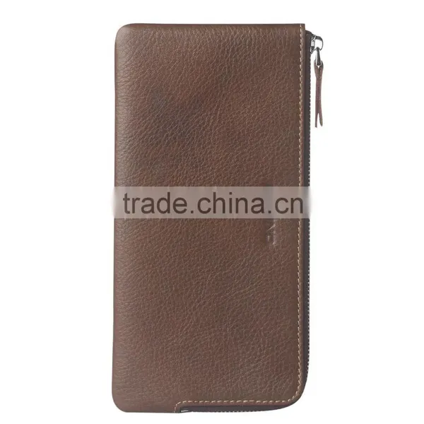 QIALINO Brand Custom Logo Genuine Leather Wallet Case For IPhone 6 Wallet Women With Card Holder for Iphone 7 Phone photo-2