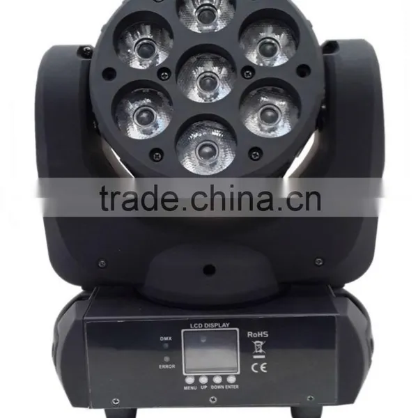 Promotional 7*10W LED Mini Moving Head BeamLight 4 in 1 photo-2
