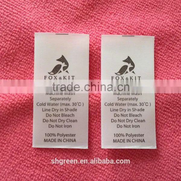 Washing Care Label With Double Sides Printing photo-4