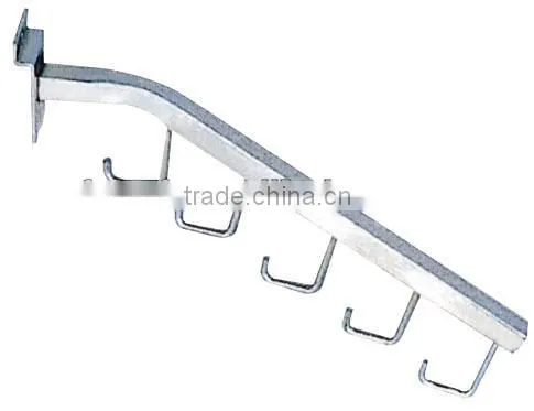 5 Hook Metal Waterfall Display for Slatwall