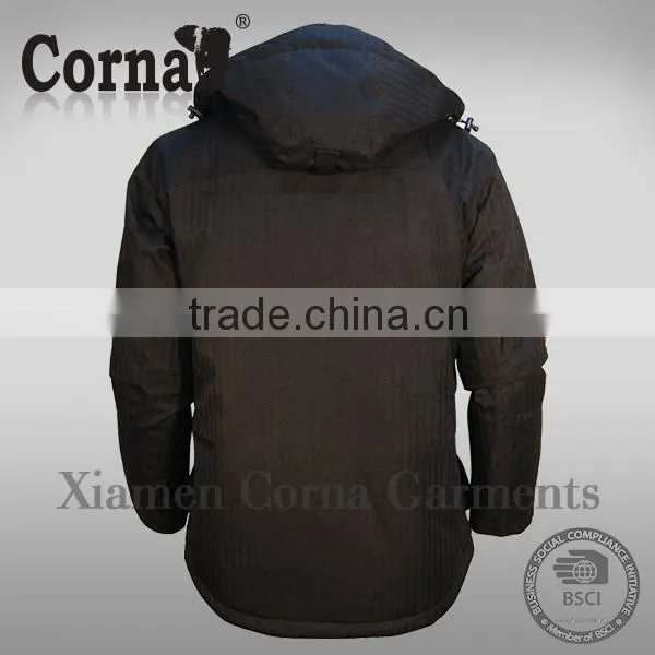 100% Polyester Fabric Outdoor Skiing European Winter Coats for Men photo-3