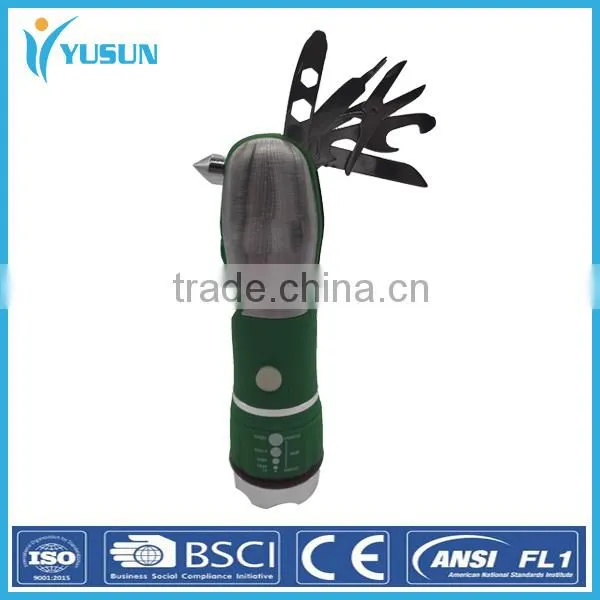 Multifunctional Tool Flashlight With Safety Hammer photo-2