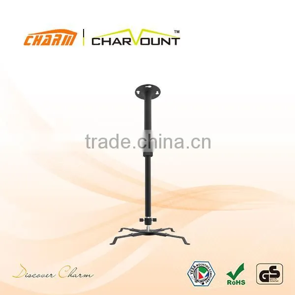 Adjustable height tv bracket OEM, solid ceiling mount tv bracket