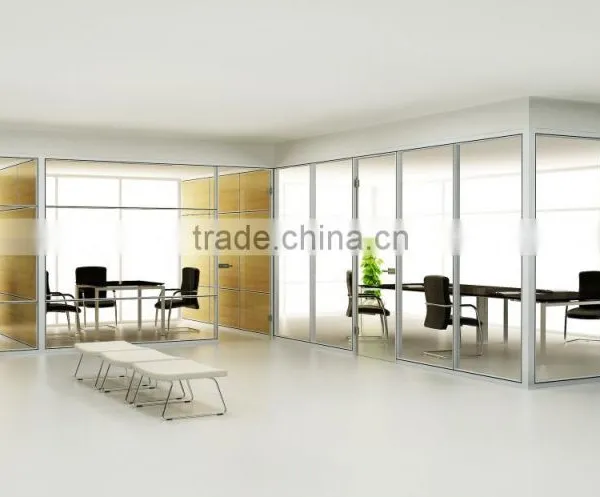 Flexible Design Office Clear Glass Partition Wall(HK85-series)