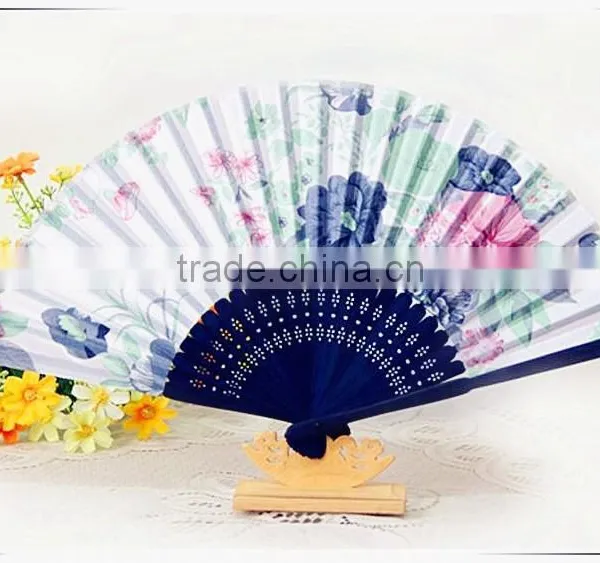 producer bamboo hand fan for gift
