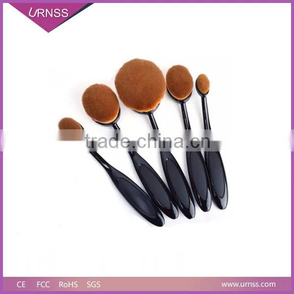 2016 Professional 10pcs Oval Toothbrush Makeup Brushes Set With Package photo-5