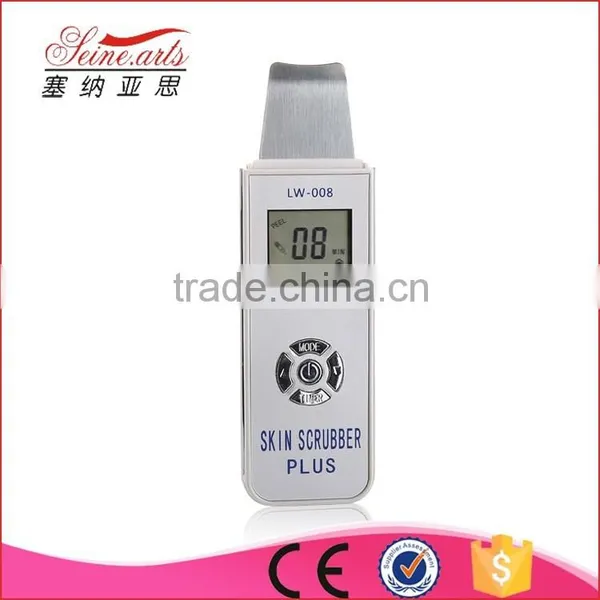 2015 Newest SNYS LW-008 Thinnest Lithium Facial Beauty Instrucment Battery Operated Skin Scrubber photo-4