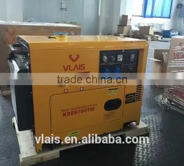 220V-380V Super Slient and Large Power 5kw Diesel Generator Set photo-2